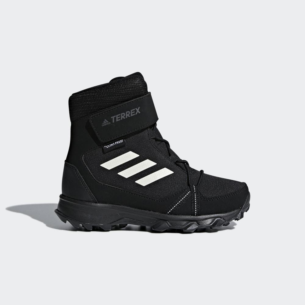 Bocanci Munte Adidas Terrex Snow CF Iarna Baieti Romania - Negrii/Albi/Gri S80885